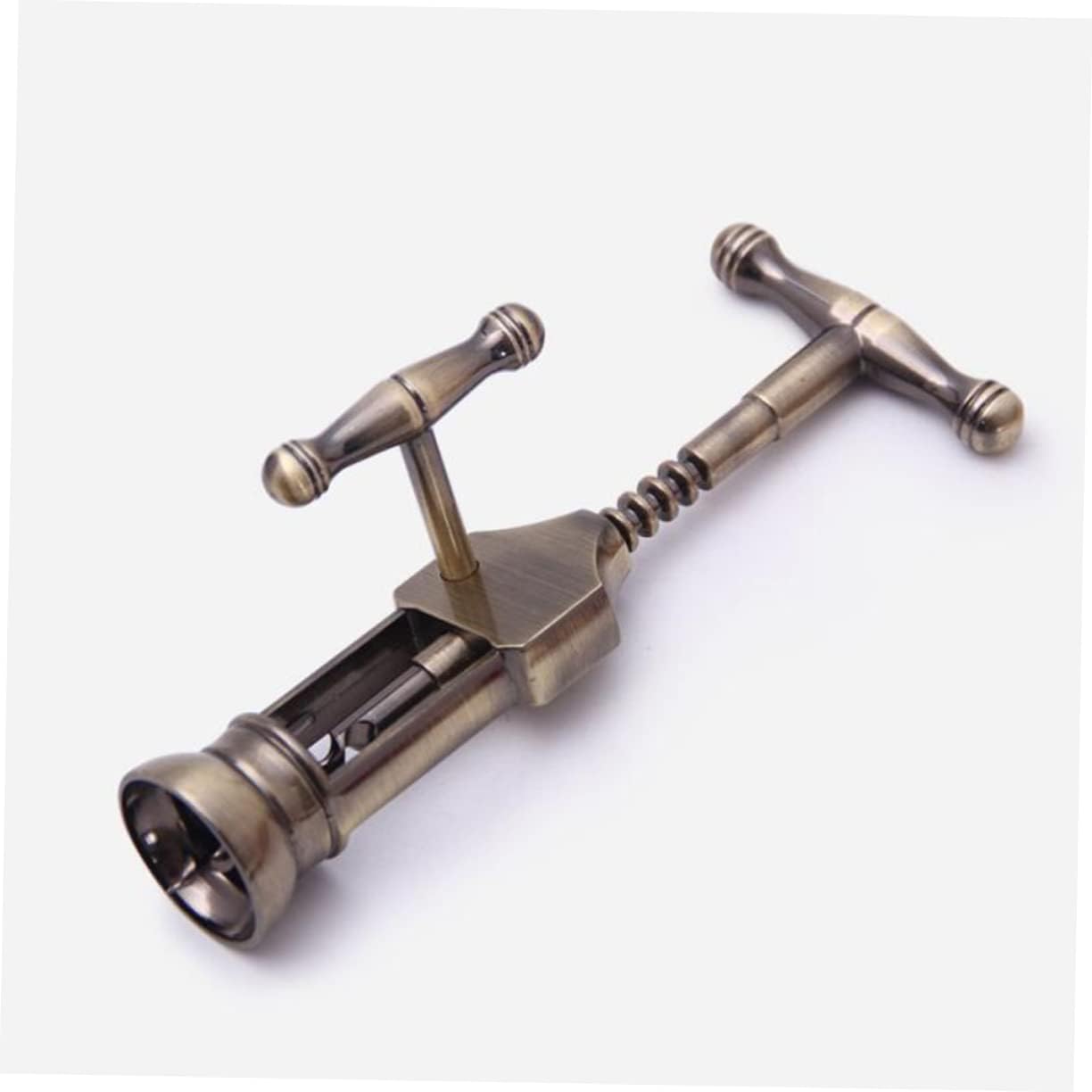 PRETYZOOM Ergonomic Handle Corkscrew Strong Powerful Jar Opener Bottle Opener Thickened Drill Bit Beer Lid Remover