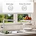 Plate Organizer for Cabinet Space Saver - Clear Acrylic Corner Shelf for Dishes, Bowls - 3-Tier Kitchen Cabinet Plate Organization, Dinner Plates Holder, and Small Shelf for Bathroom Storage