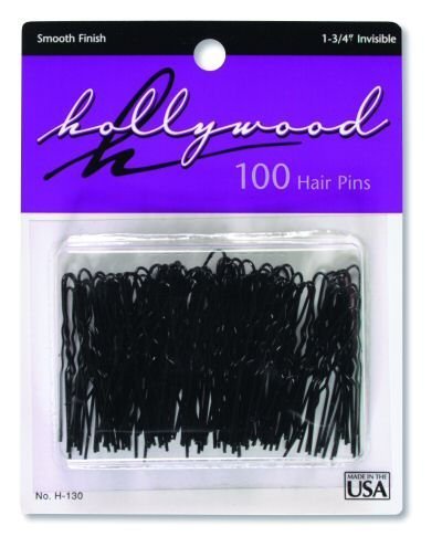 Hollywood 1-3/4" Hair Pins Black - 100 Count