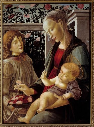 Tableau Vierge et l'Enfant Jésus de Botticelli pour une ambiance sereine
