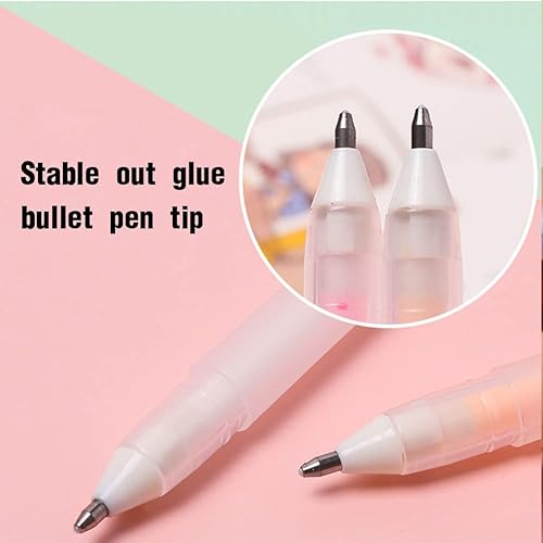 Miniatura 4 de Bolígrafo de pegamento de secado rápido, juego de bolígrafos de pegamento adhesivos, bolígrafos de pegamento para álbumes de recortes, álbumes de