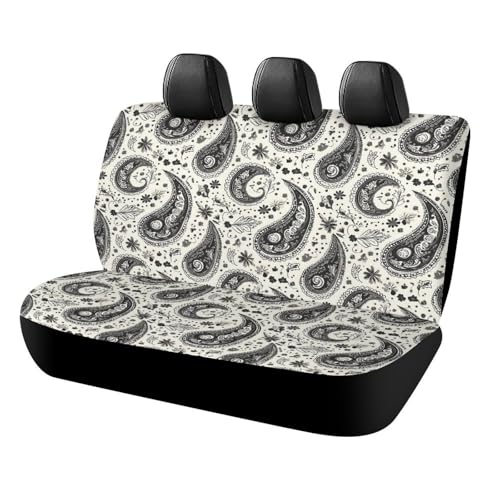 Housses de siège arrière pour camions et VUS en tissu respirant motif cachemire