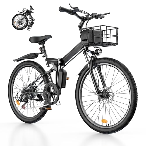 AYOLNY 1000W Peak Folding Electric Bike for...