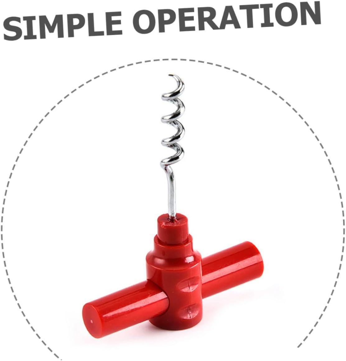 5pcs Portable Wine Bottle Opener Xmas Compact Corkscrew