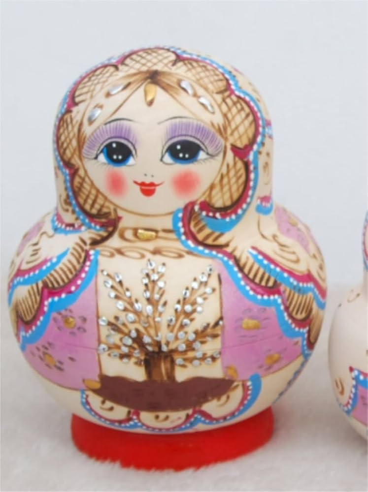 可愛いマトリューシカ ロシアで購入　9個セット 可愛いマトリューシカ ロシアで購入 9個セット ロシアの