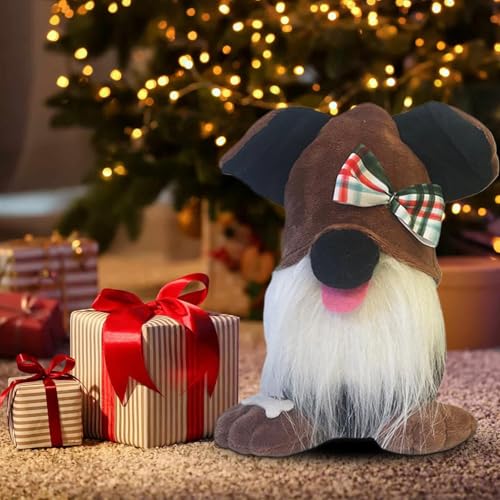 Weihnachtswichtel, Welpenpuppe, skandinavische Figur – Hunde- , Sammelfiguren, Haustierspielzeug, Cartoon-Puppe, schwedische Tomte, Weihnachtsdekoration