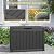 KAMABOKO 45 Gallon Outdoor Storage Box, All-Weather Deck Box for Patio Furniture, Package Deliveries, Garden Tools, Pool Supplies & Cushions, Black