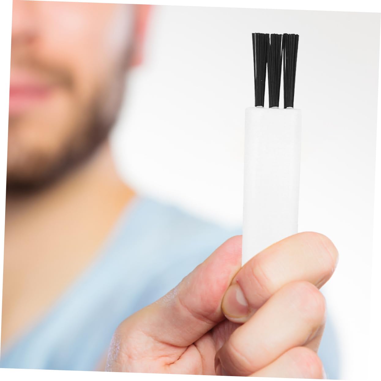 FOMIYES 5sets Electronics Cleaning Brush Set Barber Brushes Tiny Cleaning Clipper Blade Small Beard Razor for Home Office Appliances 30pcs*5