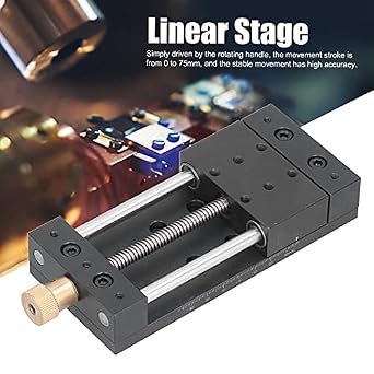 Linear Stage, Rustproof Aluminium Alloy Manual Sliding Table 40x70mm for Equipment