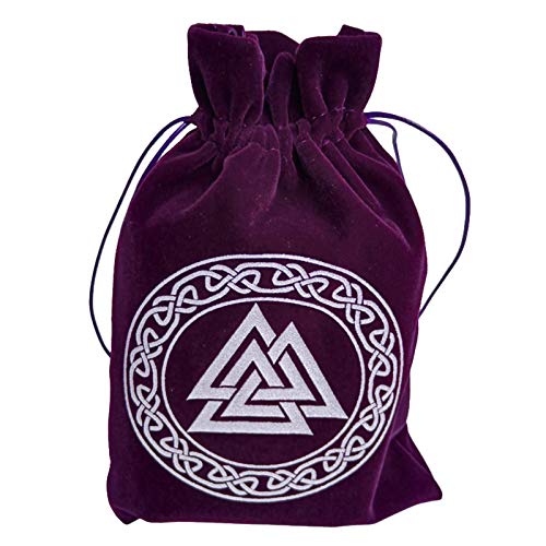 su-luoyu Tarot Aufbewahrungstasche Flanell Mysterious Muster Schmuck Kordelzug Tasche Tarot Karten Aufbewahrungstasche Geschenkbeutel Für DIVINERS/Astrologie-Enthusiasten/PSY Cover
