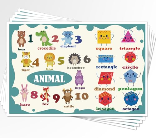 ffresiss Disposable Placemats for Baby, 40 Pack Sticky Placemats Restaurant Table Mats for Toddler, 12