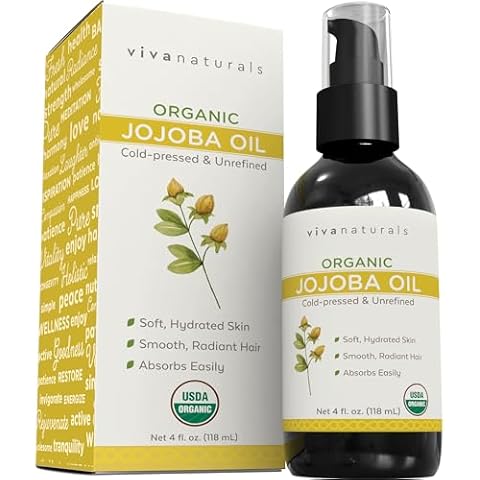 Viva Naturals Jojoba Oil Organic Cold Pressed Unrefined Cover