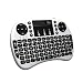 Rii i8+ Mini Wireless 2.4G Backlight Touchpad Keyboard with Mouse for PC/Mac/Android (MWK08+)
