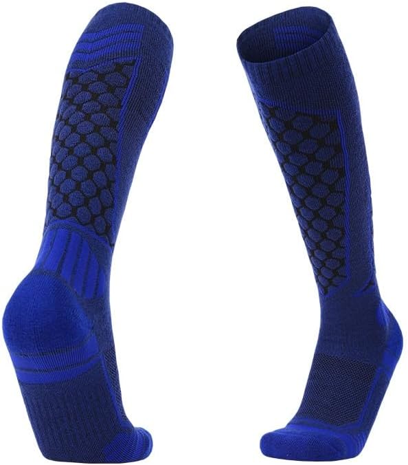 Wool Socks Long Tube Outdoor Skiing Sweat Absorbing for Circulation, Athletic Recovery & Travel
