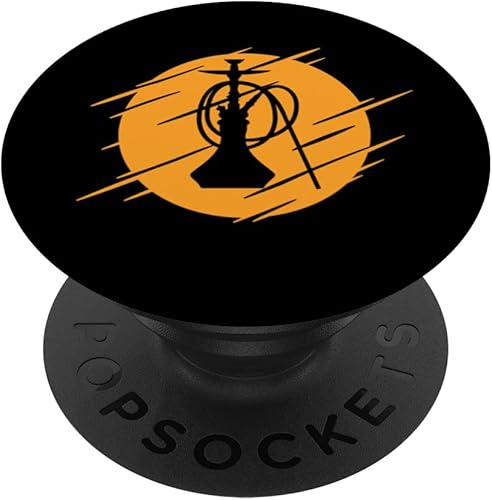 Shisha Retro Sunset Shisha Bar PopSockets Swappable PopGrip