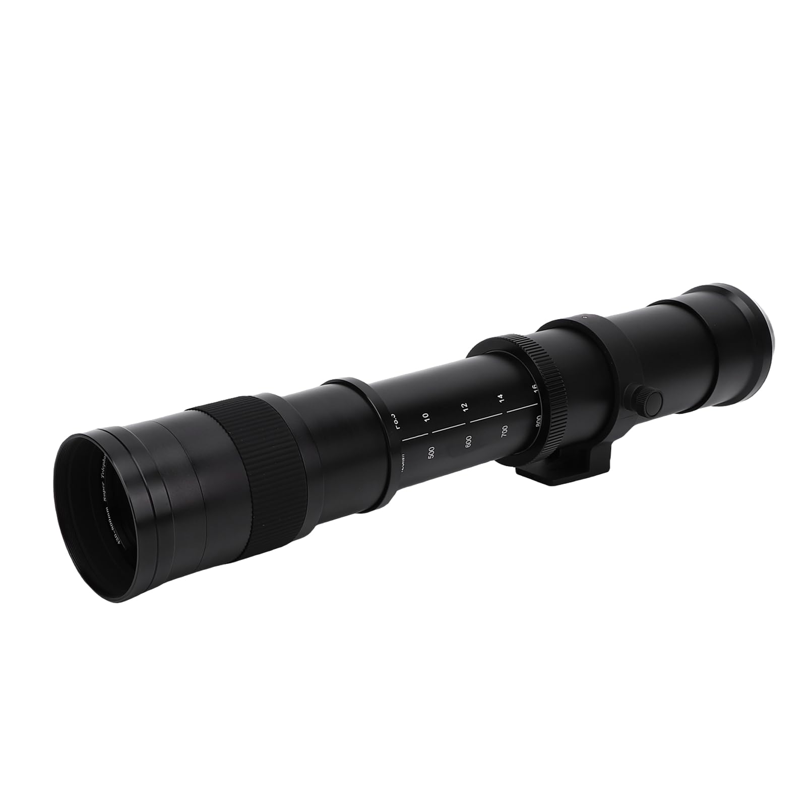 Zunate F8.3 Teleobiektyw 420-800 mm RF Mocowanie Ręczna Regulacja Ostrości Szkło Optyczne Czarny