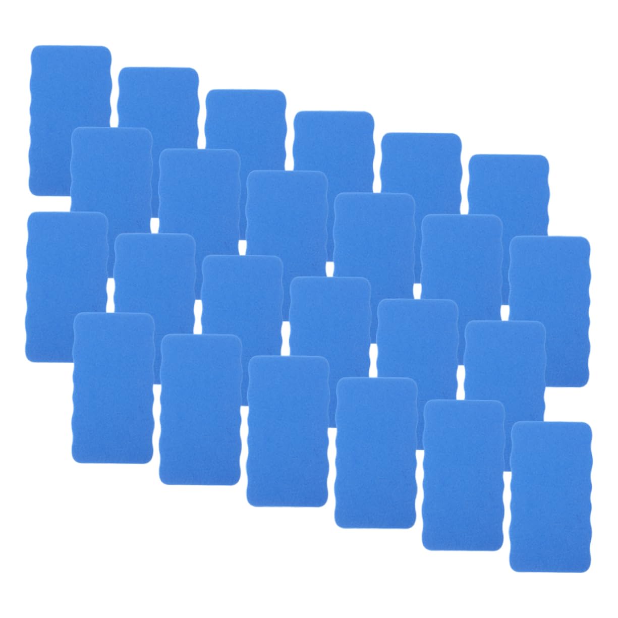 NUOBESTY 48stücke Whiteboard Radierer Wiederverwendbare Und Waschbare Tafelwischer Für Büro Klassenzimmer Und Zuhause Material Leicht Und Handlich Für Whiteboards Schwarze Tafeln Und