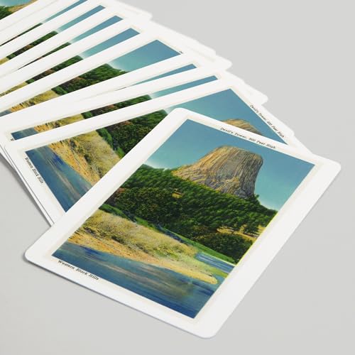 Lantern Press Baraja de Póker Wyoming Devil's Tower 52 Cartas miniatura 5