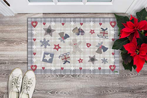 Tapis de cuisine gris VILBER lavable et antidérapant pour sol - 3