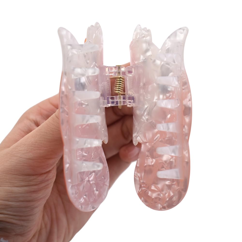 Fox Shape Hair Claws 3.5" Light Weight Hair Accessories Plastic for Women Girls Medium Hair Clip - Image 4