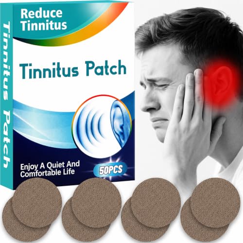 Tinnitus Relief for Ringing Ears Tinnitus Relief Patches Effective Tinnitus Treatment can Reduce Tinnitus Relieve Hearing Loss and Improve Ear discomfort 50PCS