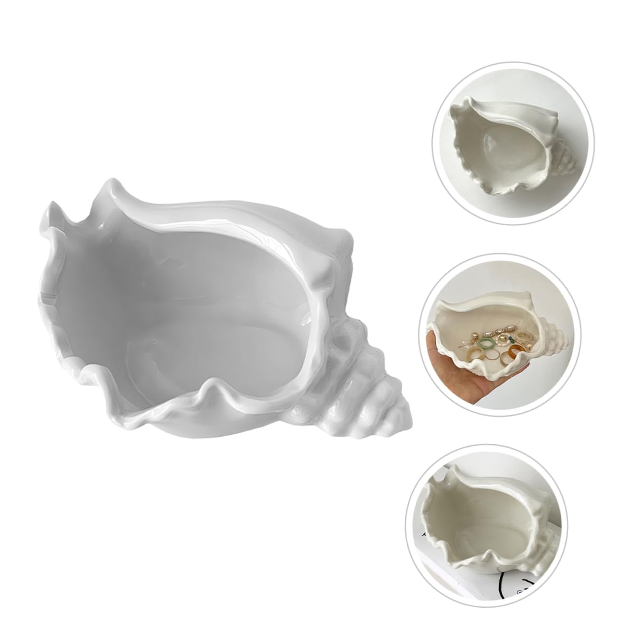 Gatuida Vassoio Gioielli Forma Bianca Organizer per e Accessori Decorativi e Toeletta