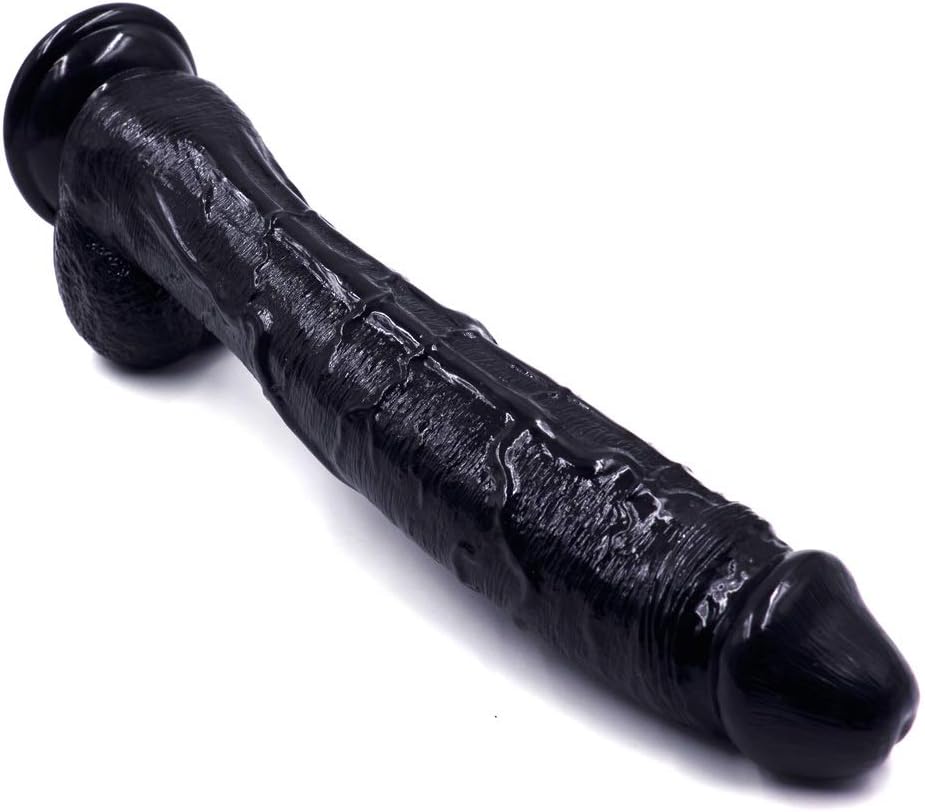 ZODSFG Realistic Dillo with Suction Cup Hands-Free Flexible Pennis Seax Toiy for Women Men Beginners ZODSFG (Color : Black)