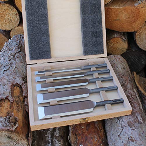 Stechbeitel Satz 5 tlg. mit SDS-Plus Aufnahme