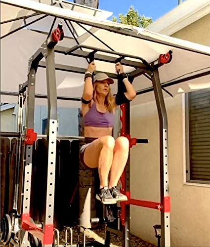 Deagle Sports Ab Straps For Pull Up Bar Men & Women - Hanging Ab And Lifting Straps, Ab Workout Equipment And Pull Up Assistance Band For Building Six Packs - Standard Size - Black #TOP6