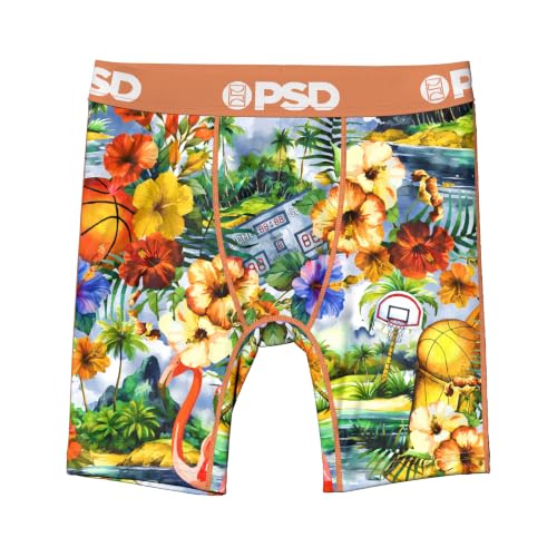 Image of PSD Youth Boys Underwear Tropical Graphic Boxer Briefs, Packs & Singles