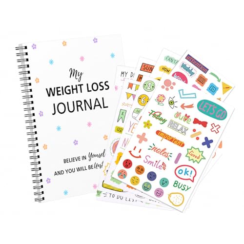 3-Piece Weight Loss Journal Set A5 Diet & Nutrition Diary