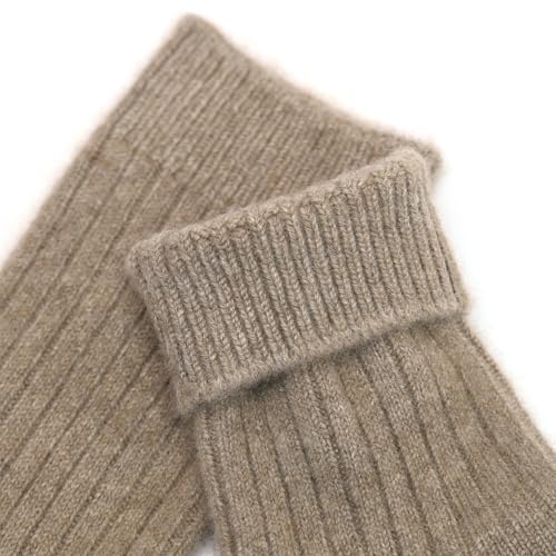 Zaya's Chic House - Luxurious Organic Cashmere Socks - Un-dyed Premium Natural Fiber - Thick, Soft, Cozy - Made in Mongolia2
