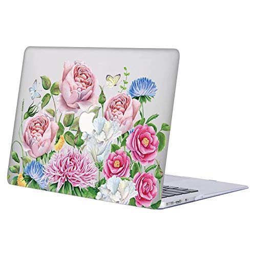 MacBook Air 13 Zoll Hülle 2019 2018 Release A1932 mit Retina-Display, AJYX Kunststoff Schutzhülle Hartschale Shell Cover nur kompatibel mit MacBook
