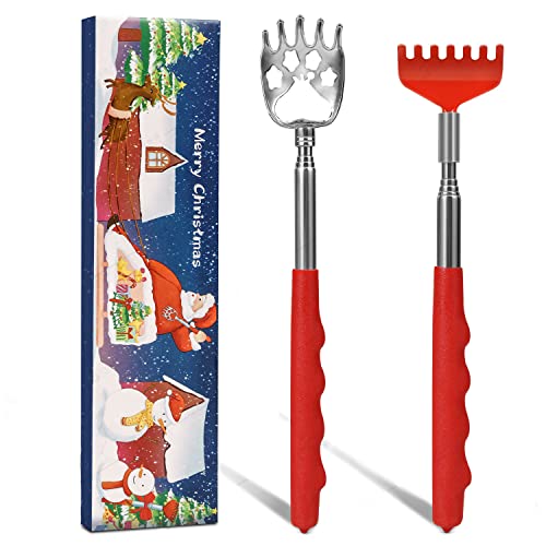 Stocking Stuffers for Men, 2 Pack Extendable Back Scratcher, Christmas Gifts for Men, Santa's Claws...