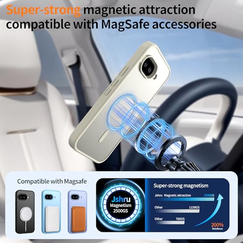 Coque Pixel 9A magnétique antichoc robuste blanche