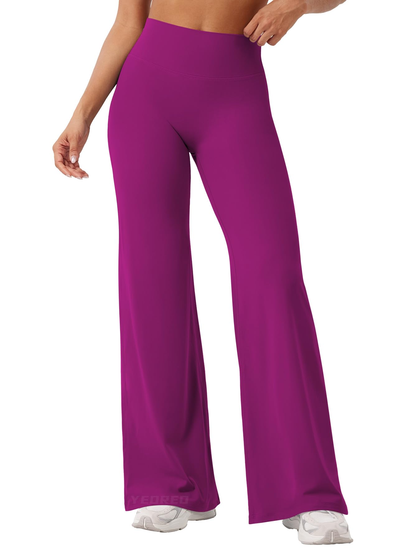 YEOREO Workout Leggings Womens No Front Seam Straight Leggings 29"/ 31.5"/ 33"/ 35" High Waist Buttery Eddiy Gym Yoga Pants — view 30