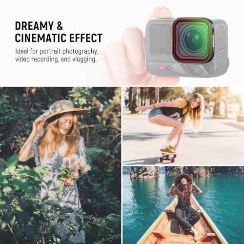 Filtre Diffusion Noir 1/4 NEEWER FL-C21 pour Insta360 Ace Pro et Pro 2 - 4