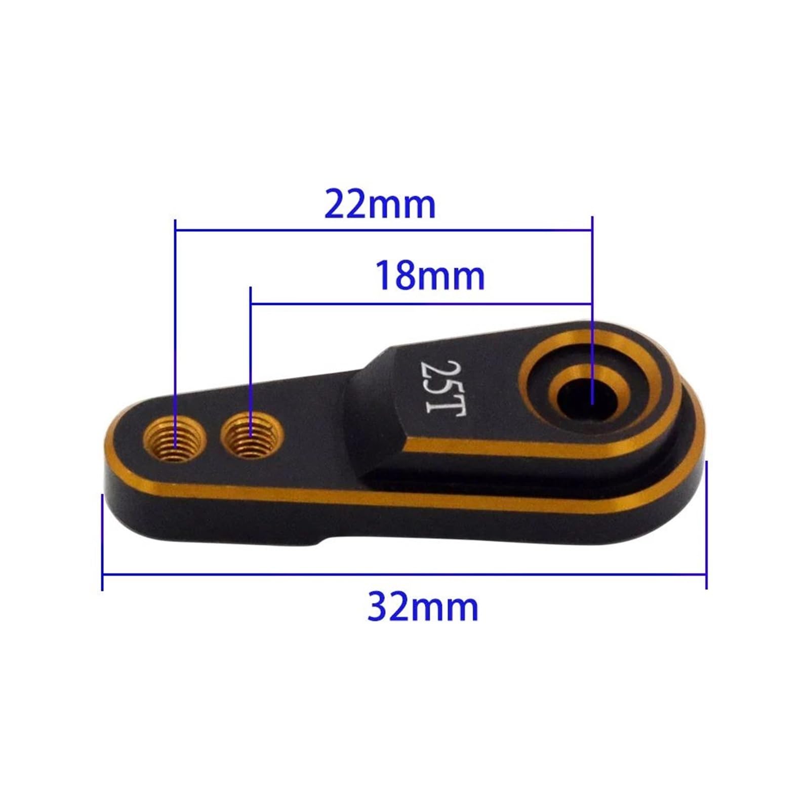 Metall 25T Servoarm Für Traxxas Für TRX4 1/10 RC Crawler Reparat RC-Teile