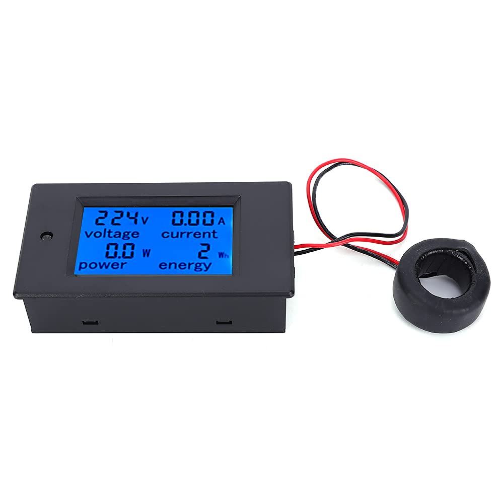 KETOTEK 6 in 1 wattmeter ampèremeter voltmeter elektriciteitsmeter AC 40-300V 100A digitale energiemeter vermogensmeter met CT