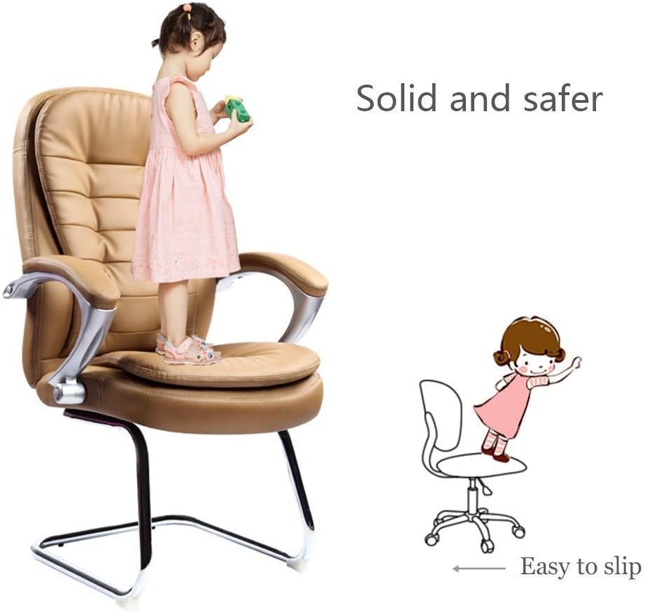 理美容電動チェアー 人間工学に基づいたPUレザーオフィスデスクチェア、360°回転、高さ調節