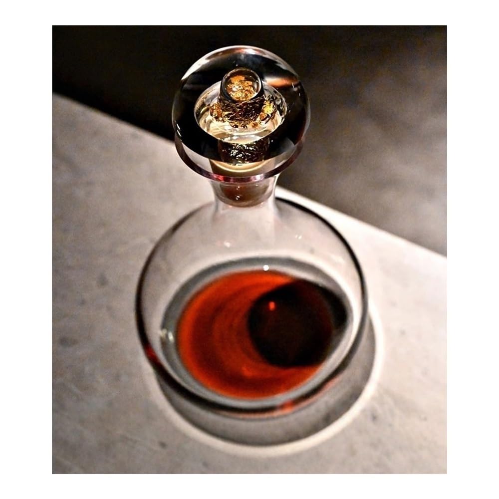 aireador de vino, Jarra decantadora de vino cristal 1000 ml con tapón, ideal for cenas en casa y regalos