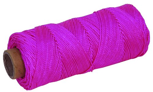 Marshalltown la Premier Line ml340u00a0Mason de línea 500-foot fluorescente rosa trenzado nailon