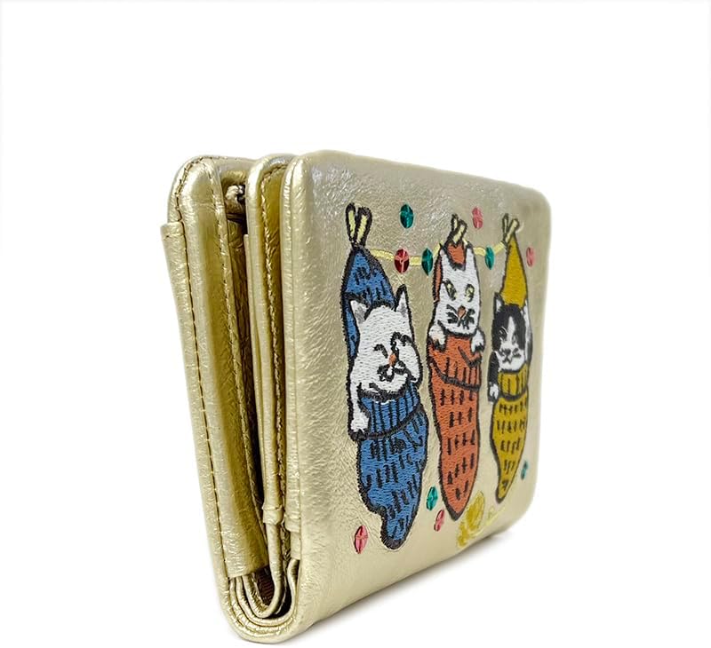 Amazon | 外ファスナー二つ折り財布 ティンクルパース 75-1740