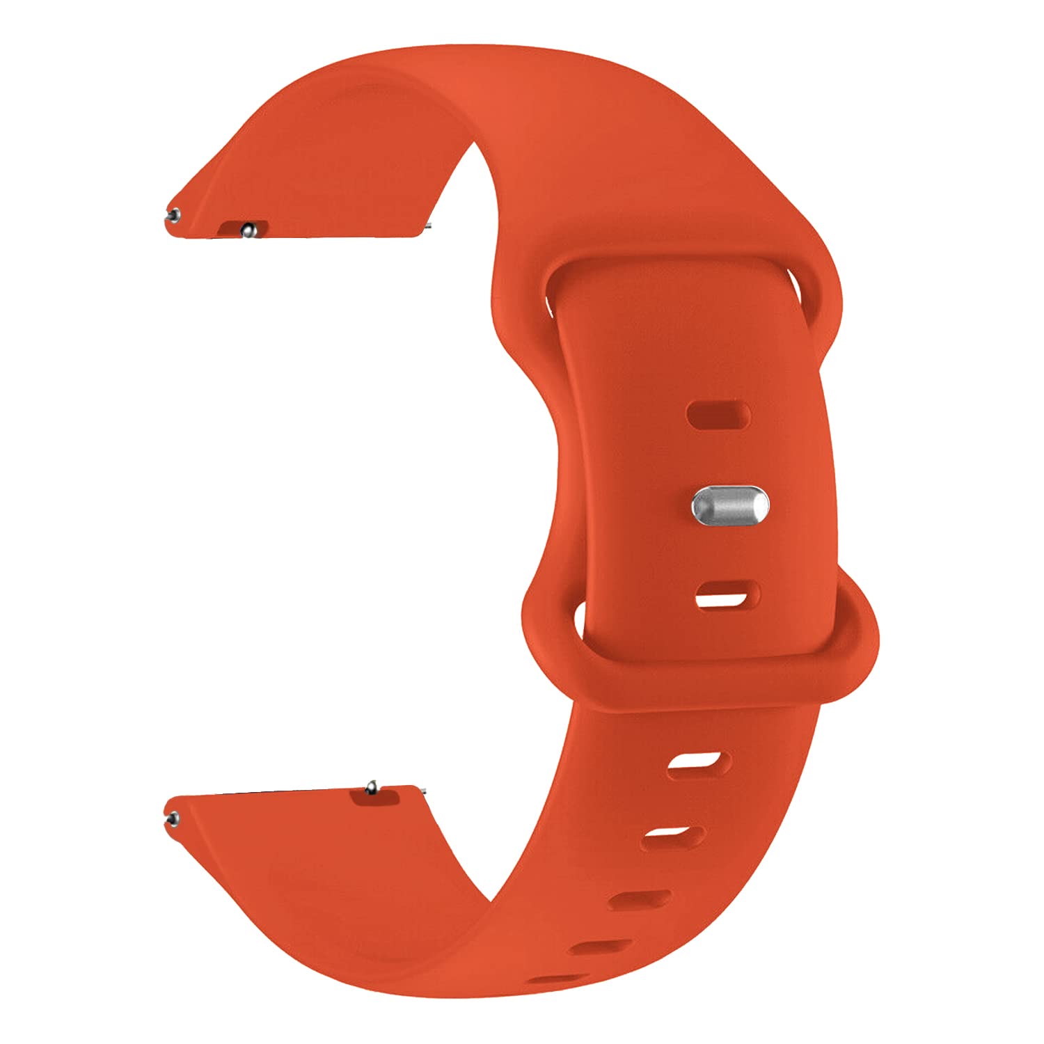 ACM Watch Strap Silicone Belt compatible with Spiffy Secpro Smartwatch Sports Dual Closure Band