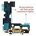 Afeax OEM USB Charging and Headphone Jack Port Dock Connector + Mic Flex Cable + Cellular Antenna Replacement for iPhone 7 4.7
