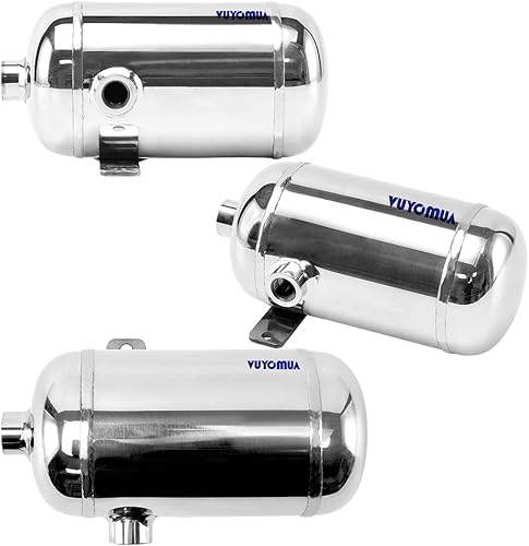 Miniatura 3 de 0.15 galones 304 de acero inoxidable de alta presión Mini tanque de aire portátil pequeño tanque de almacenamiento de agua de depósito de aire