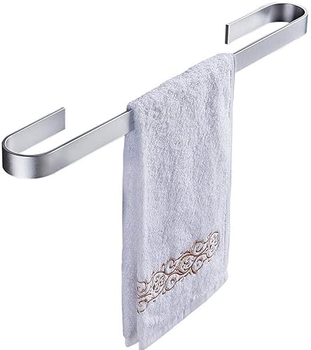 SIGOLY Porte-Serviettes 60CM Porte-Serviettes de poinçonnage Gratuit, Espace de Rangement de Salle de Bain de Toilette en Aluminium Porte-Serviettes Porte-Serviettes Porte-Serviettes Porte-Serviettes