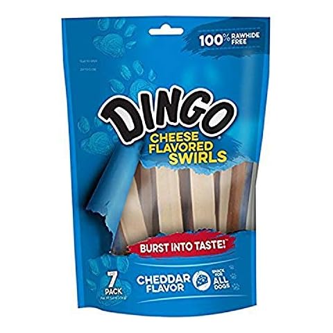 Dingo Cheese-Flavored Swirls 7 Count, Rawhide-Free Snack for Dogs Cover