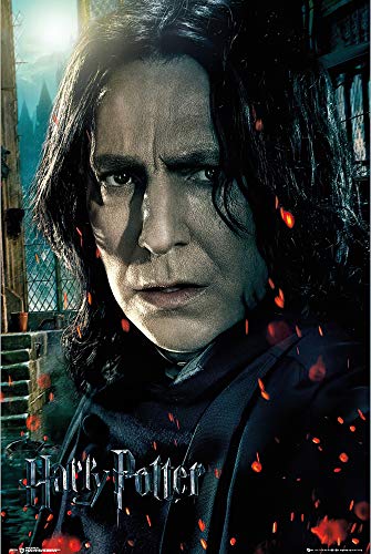 Harry Potter And The Deathly Hallows - Movie Poster Print (Professor Severus Snape - Alan Rickman - Face) (Size: 24' x 36')