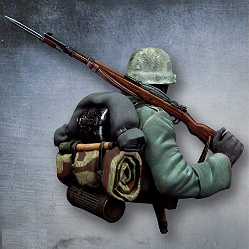 Kit Modello Busto in Resina 1/10 Modello Militare Non assemblato Non Verniciato Nuovo
